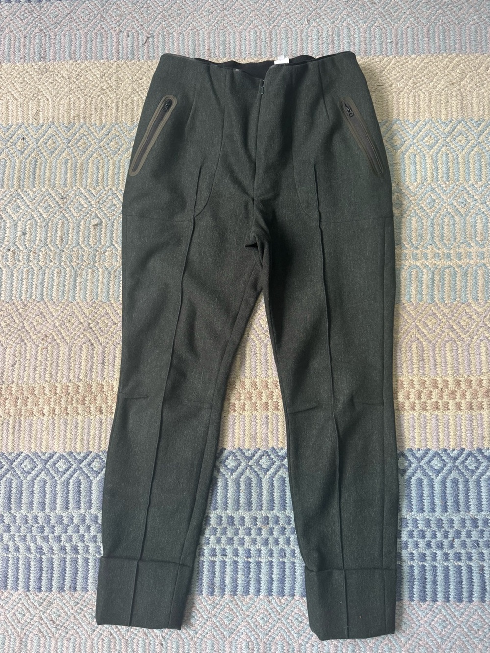 Byron Lars Beauty Mark | Cuffed High Waist Ponte Pants